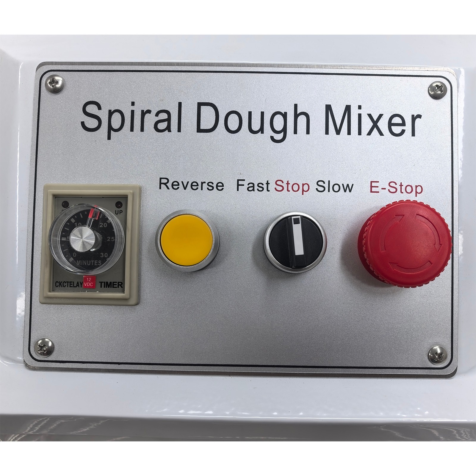 50L Dual-speed Dough Mixer 220V Variable-Frequency Kneading Mixing Machine