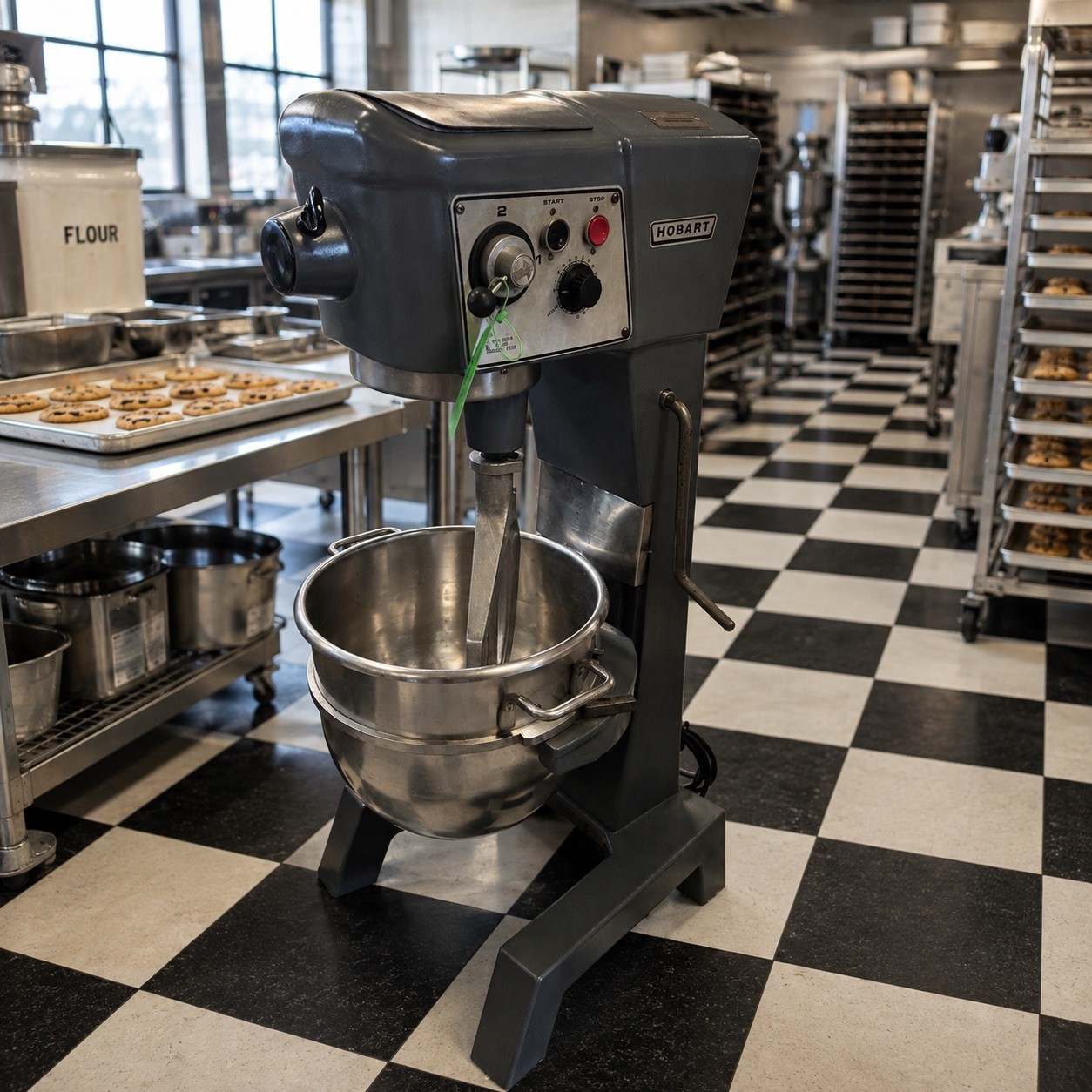 HOBART D300T 30qt Bakery Pizza Dough Mixer + Stainless Bowl/Hook *Refurbished*