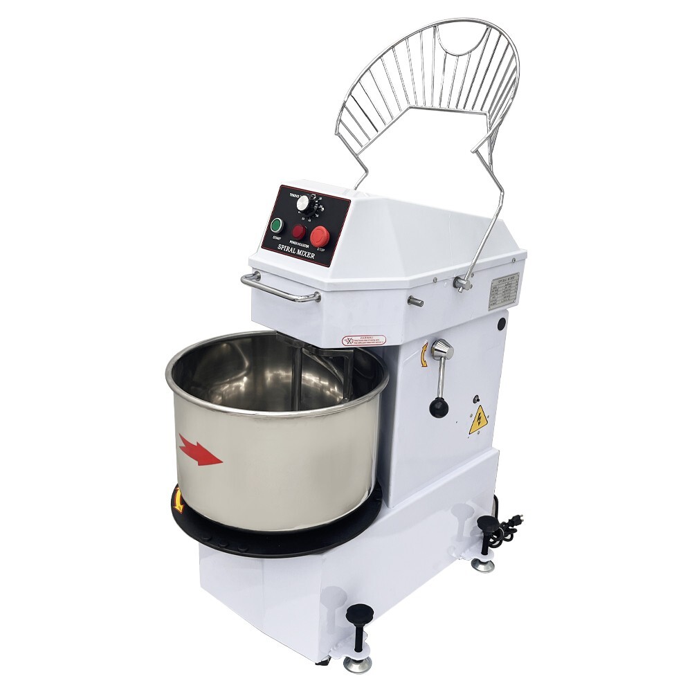 110V Stainless Steel 20L/20QT Food Mixer Dual Rotating Dough Kneading Machine