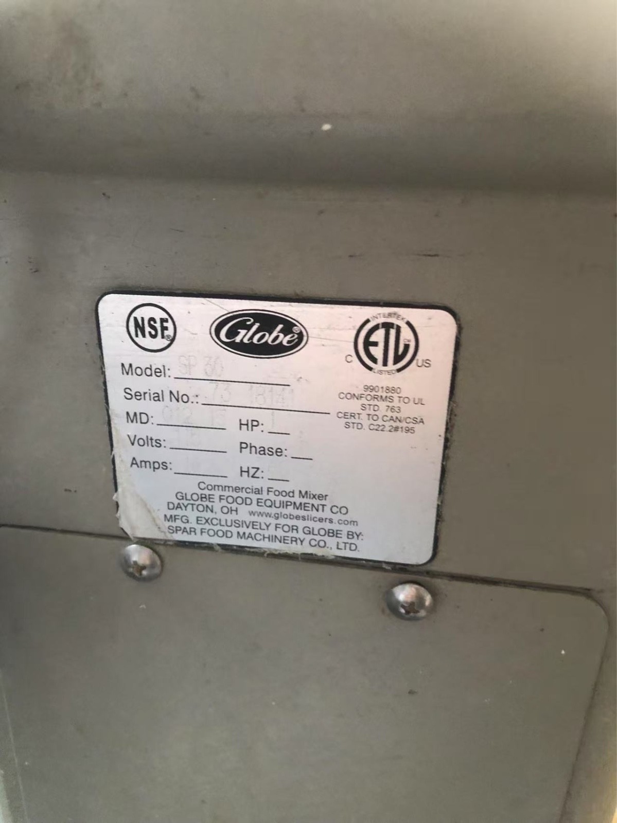 commercial mixer 30 qt