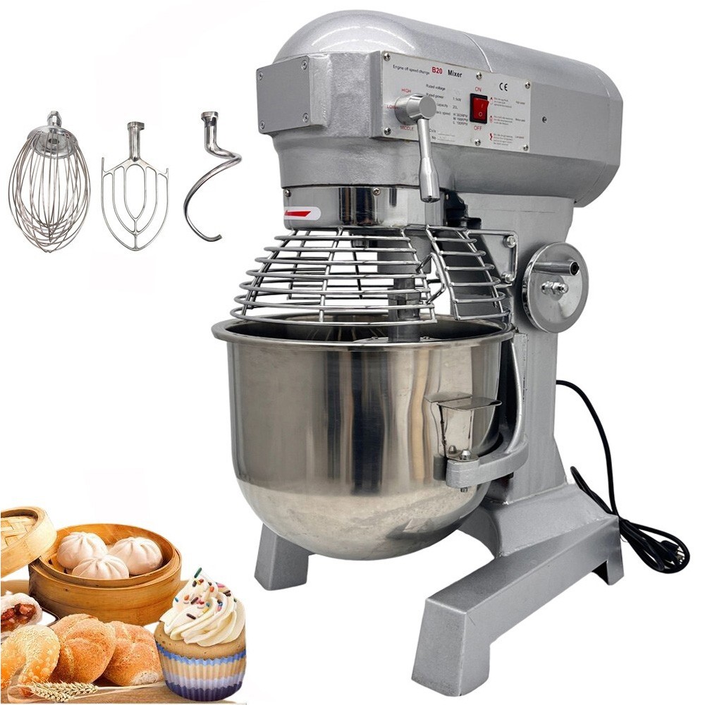 20QT Dough Mixer 110V Electric Food Mixer Machine Dough Kneading Machine 3 Speed