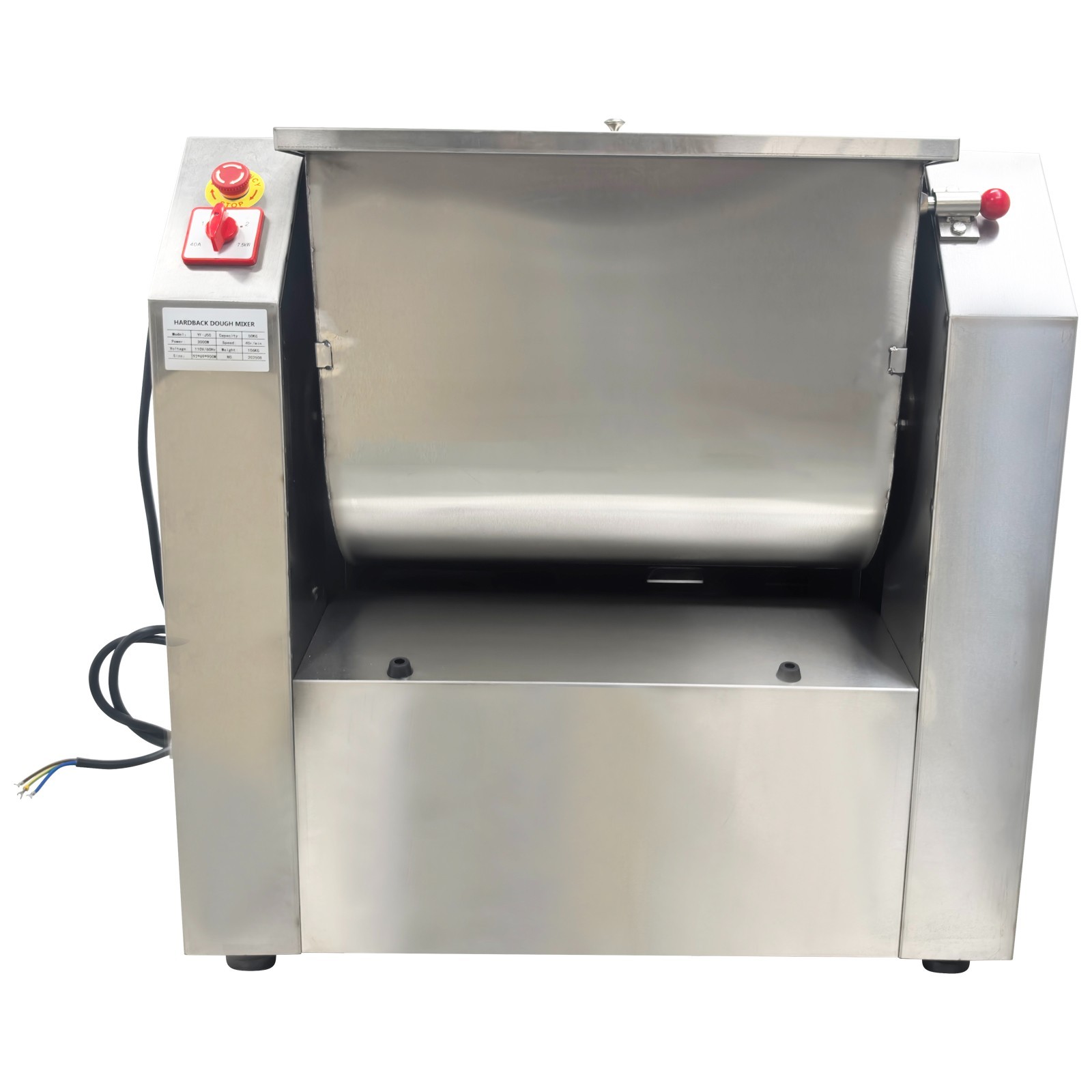 110V Electric Dough Mixing Machine50KG Meat Vegetable Filling Mixer Machine100QT