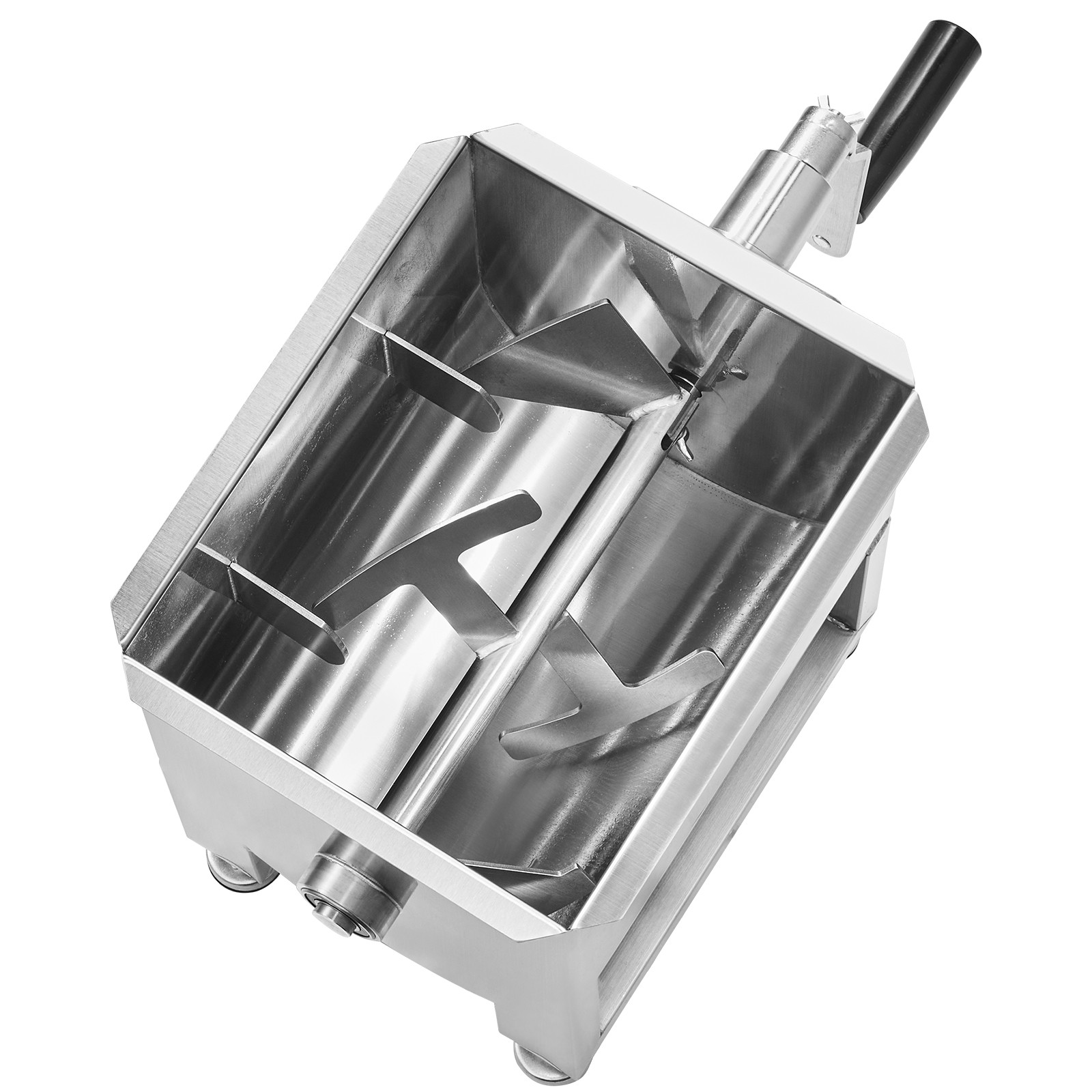 Uimoso Manual Meat Mixer 10L Fixed Tank Mixing Max 15LB for Meat Sausage Mixer