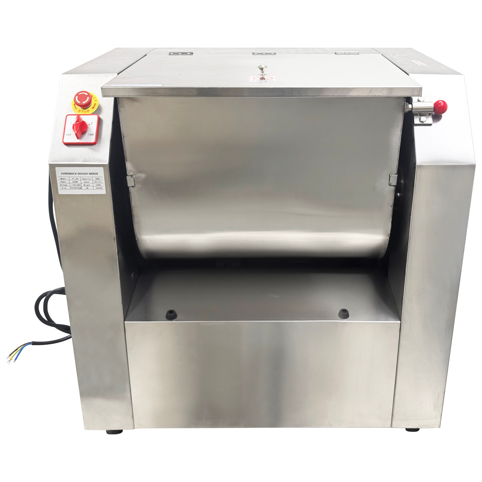 Commercial 110V 50KG Dough Mixer All Stainless Steel Dough Mixer Meat filling