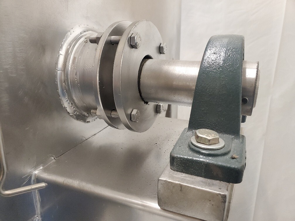 RIBBON MIXER 18CU STAINLESS STEEL
