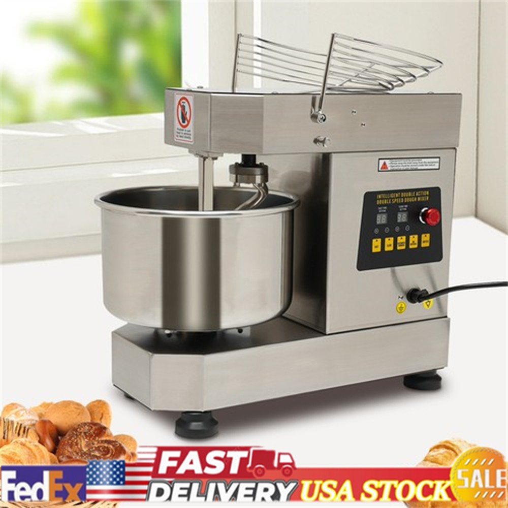 10L Dough Kneading Machine Commercial 360° Mixing Dough Stirring Machine 750W