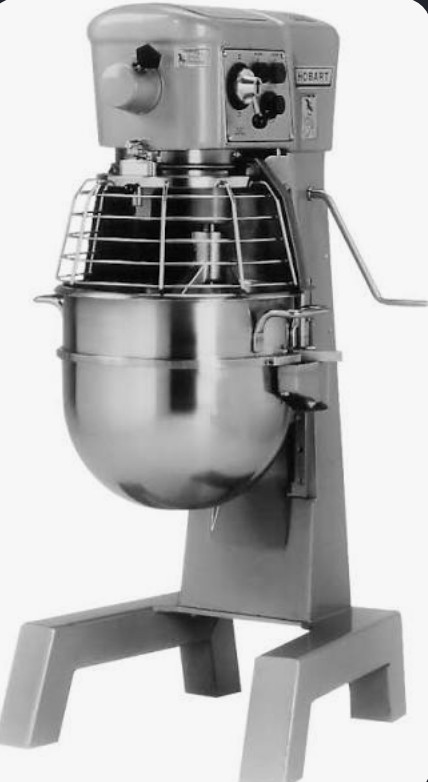 30 Quart Mixer Hobart D300T Classic Safety Bowl Guard Cage Timer & 3 Attachments