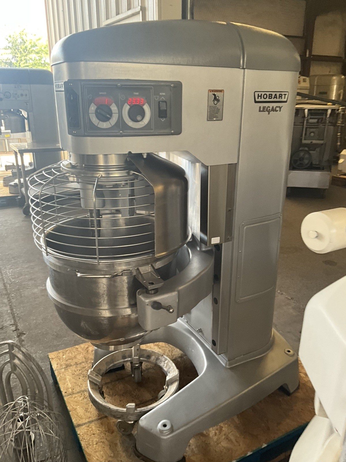 Hobart Legacy 80qt Dough mixer HL800 Pizza Bakery Donut Pastry bowl guard C