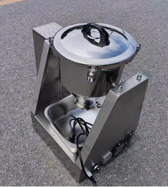 5-20KG Electric 304 Stainless Powder Blender Lab Dry Dough Powder Drum Mixer
