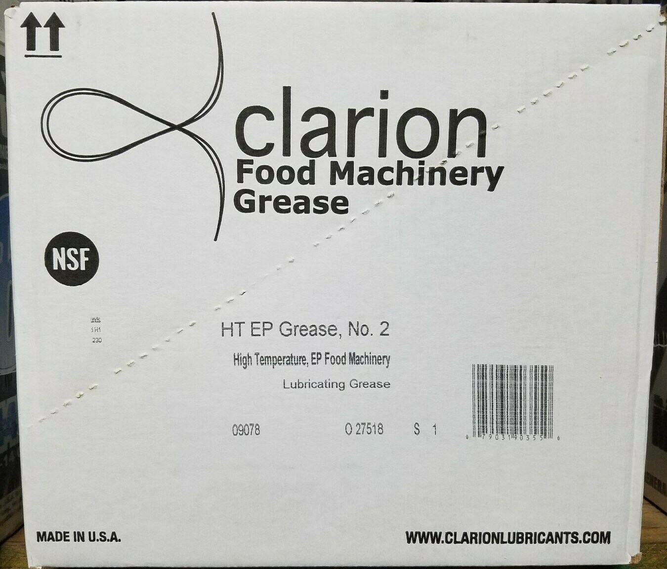 10 Pack Clarion Food Machinery HT EP Grease #2; (10) 14oz tubes