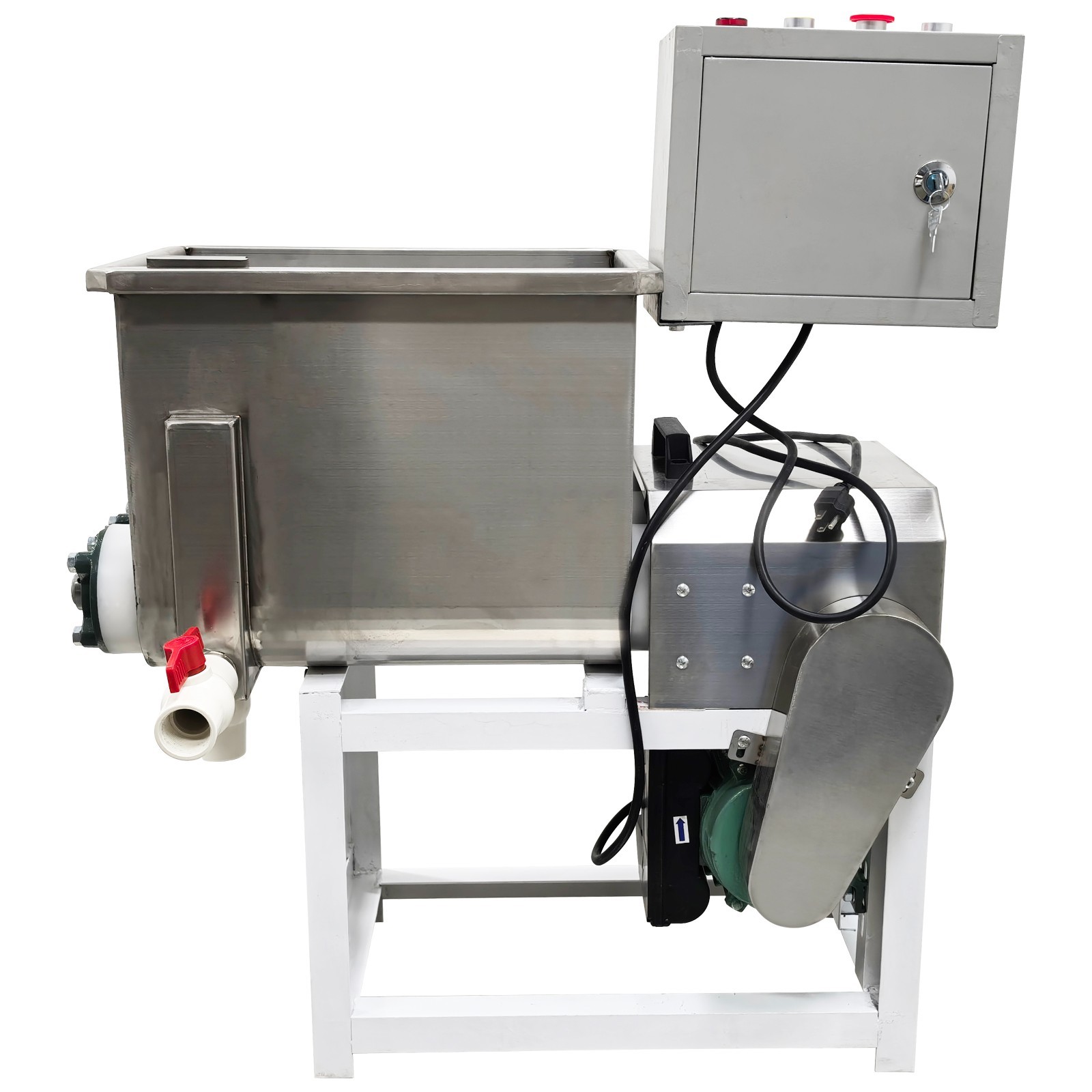 110V Electric Dual-spiral Cold Noodle Dough Mixing Gluten Washing Machine 15KG