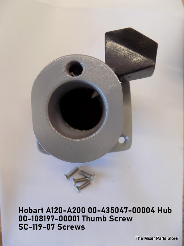 Hobart A120-A200 00-435047-00004 Hub – Attachment 00-108197-00001 Thumbscrew