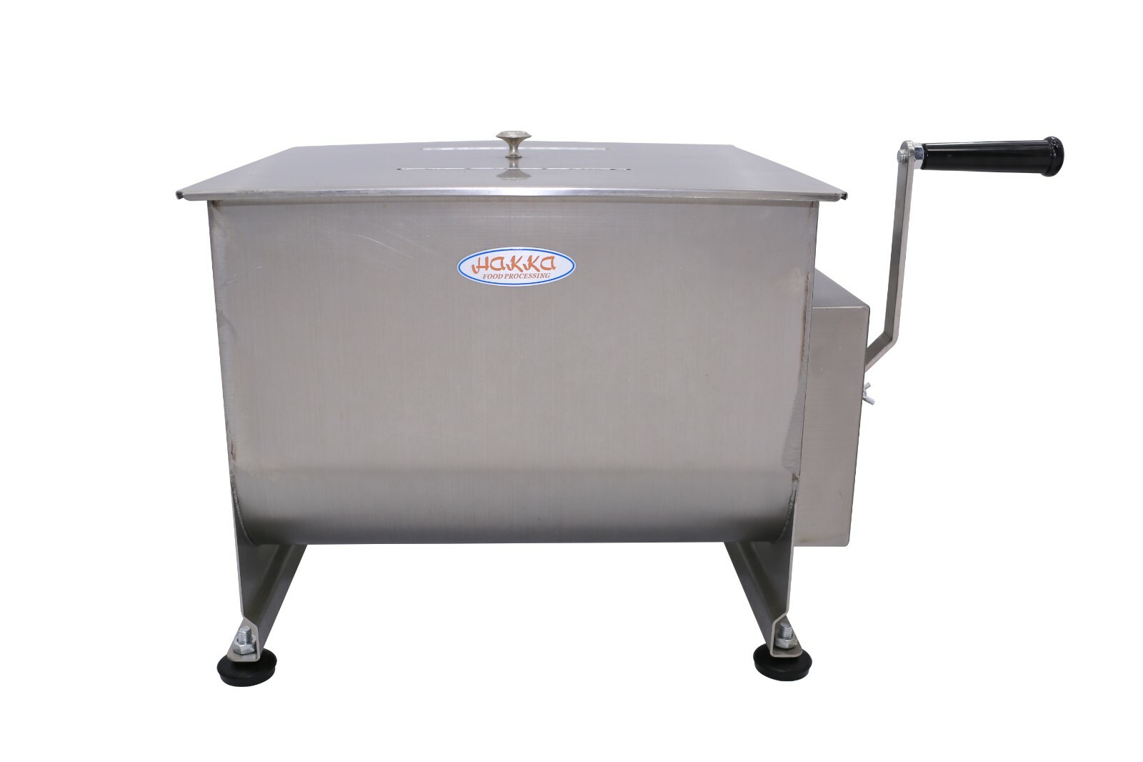 Hakka Double Axis Manual Meat Mixer Stainless Steel Commercial Kitchen Machine