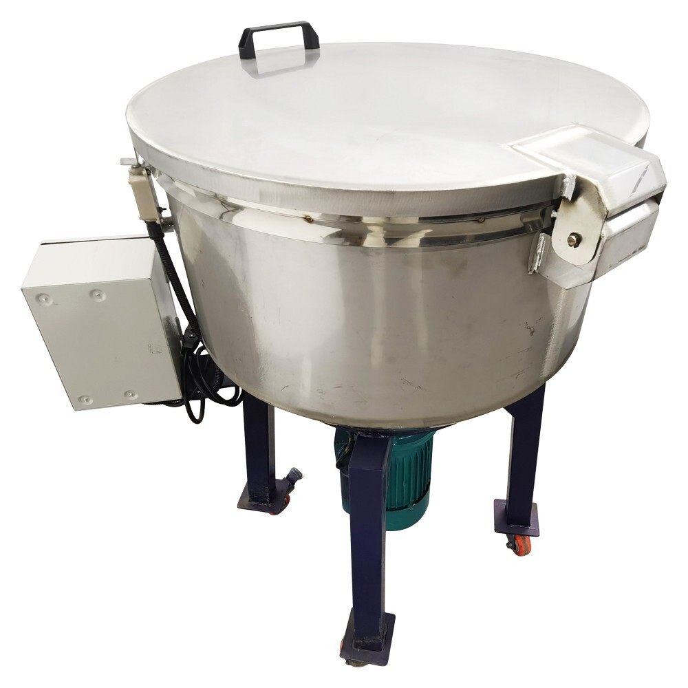 110V 1500W SUS304 Mixer 50KG Capacity 60RPM Vertical Industrial Blender
