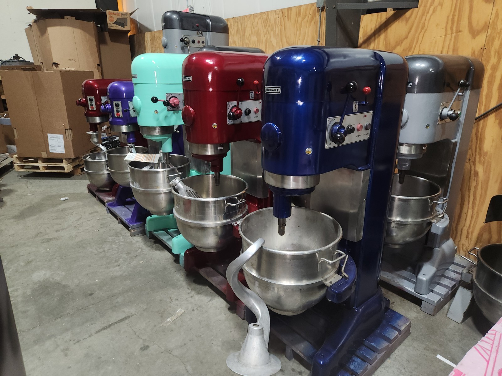 Hobart 140 Qt V-1401 Mixer 5 hp 3 Phase Full Rebuild YOU PICK THE COLOR