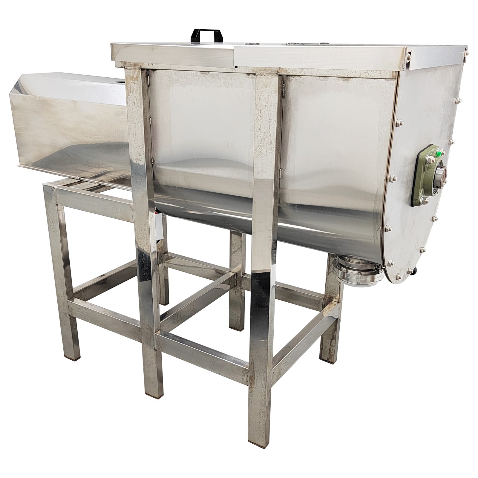 220V Commercial Dry and Wet Horizontal Mixer for Fertilizer/Sauce/Cereal etc.4HP