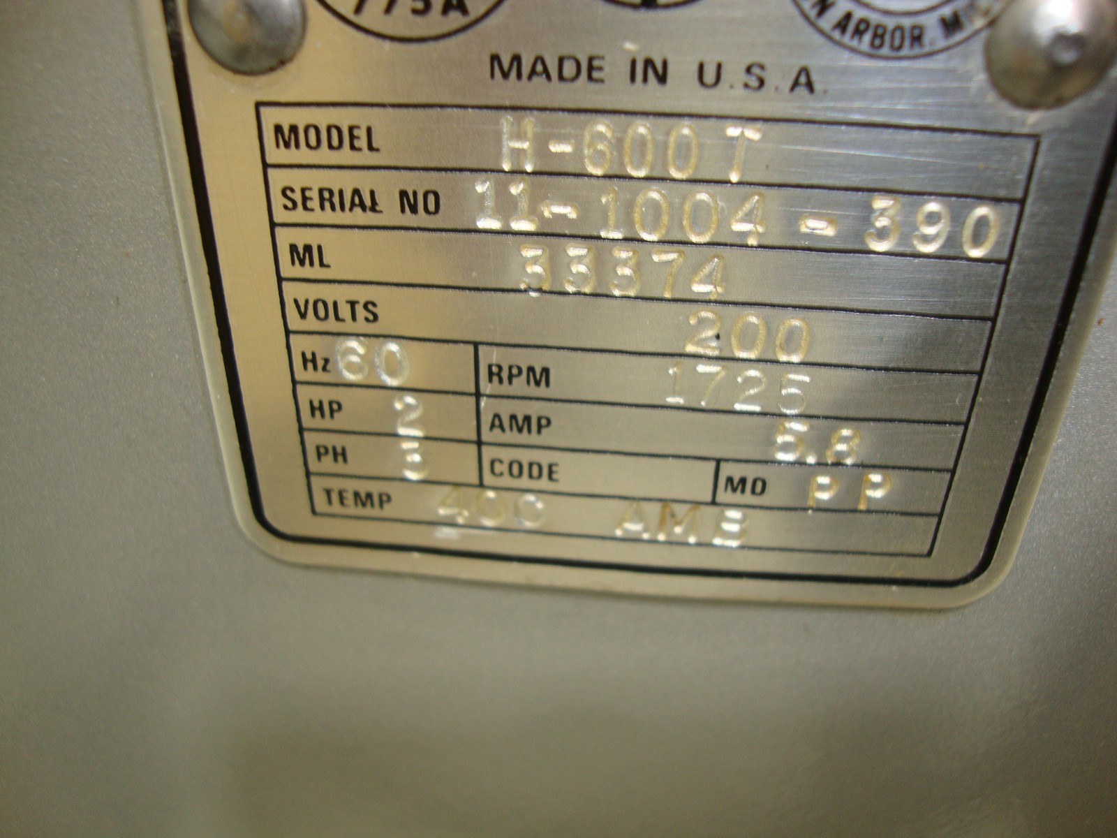 Hobart H-600T Commercial Mixer 60 Qt (EXTREMELY CLEAN)