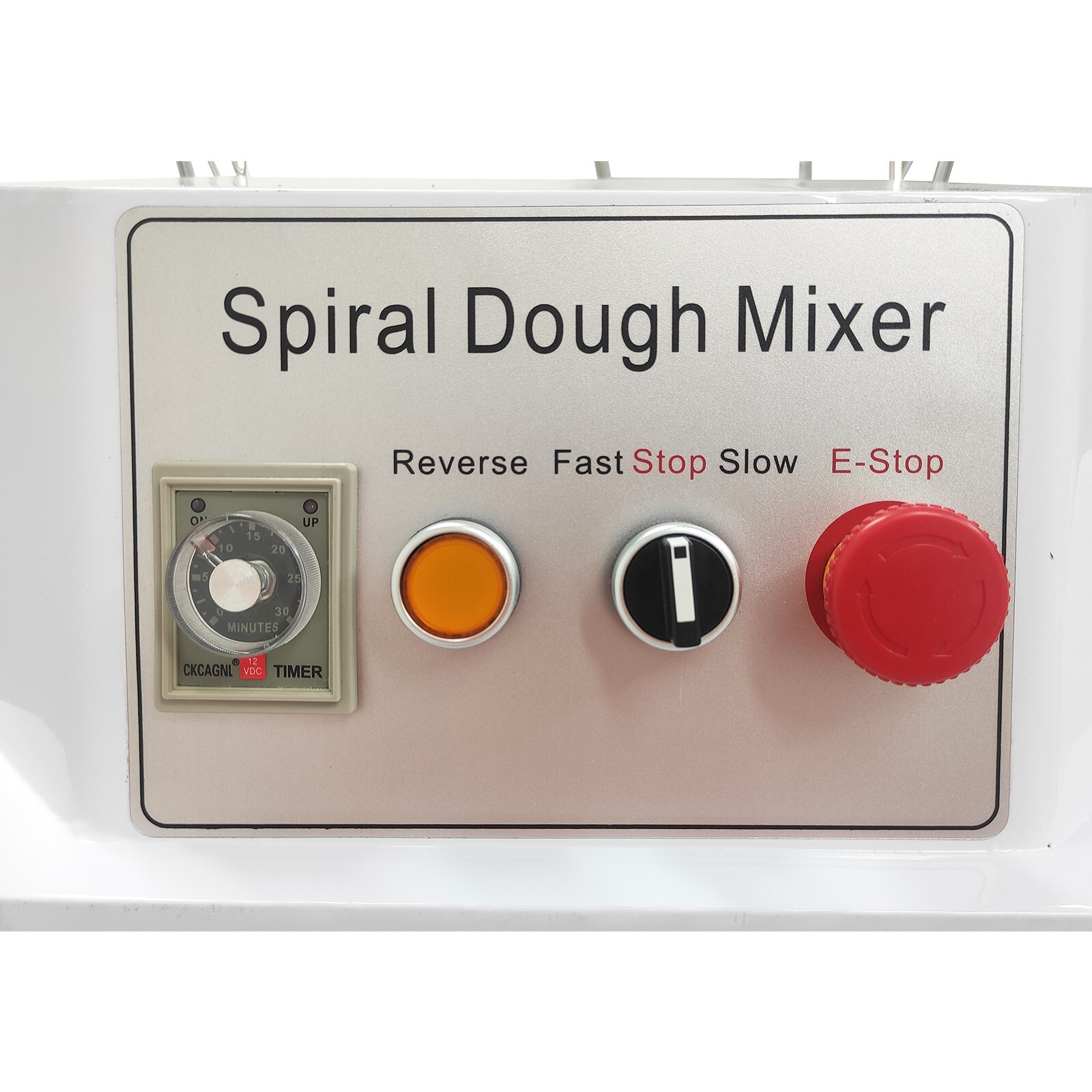 60qt Commercial Double-acting Dough Mixer 2-Speed Sprial Dough Mixer 220V 3KW