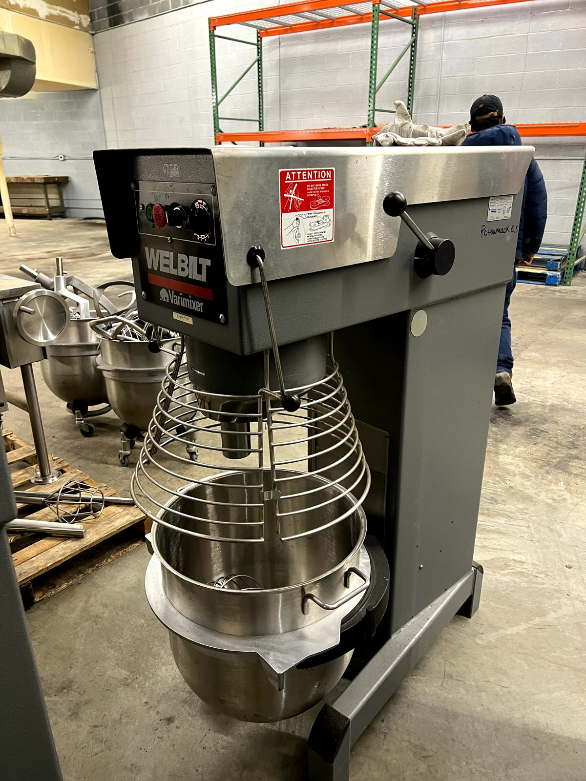 Mixer Varimixer for Bread & Dough W60 60QT & 40 QT Bowl, Beater, Hook & Guard !