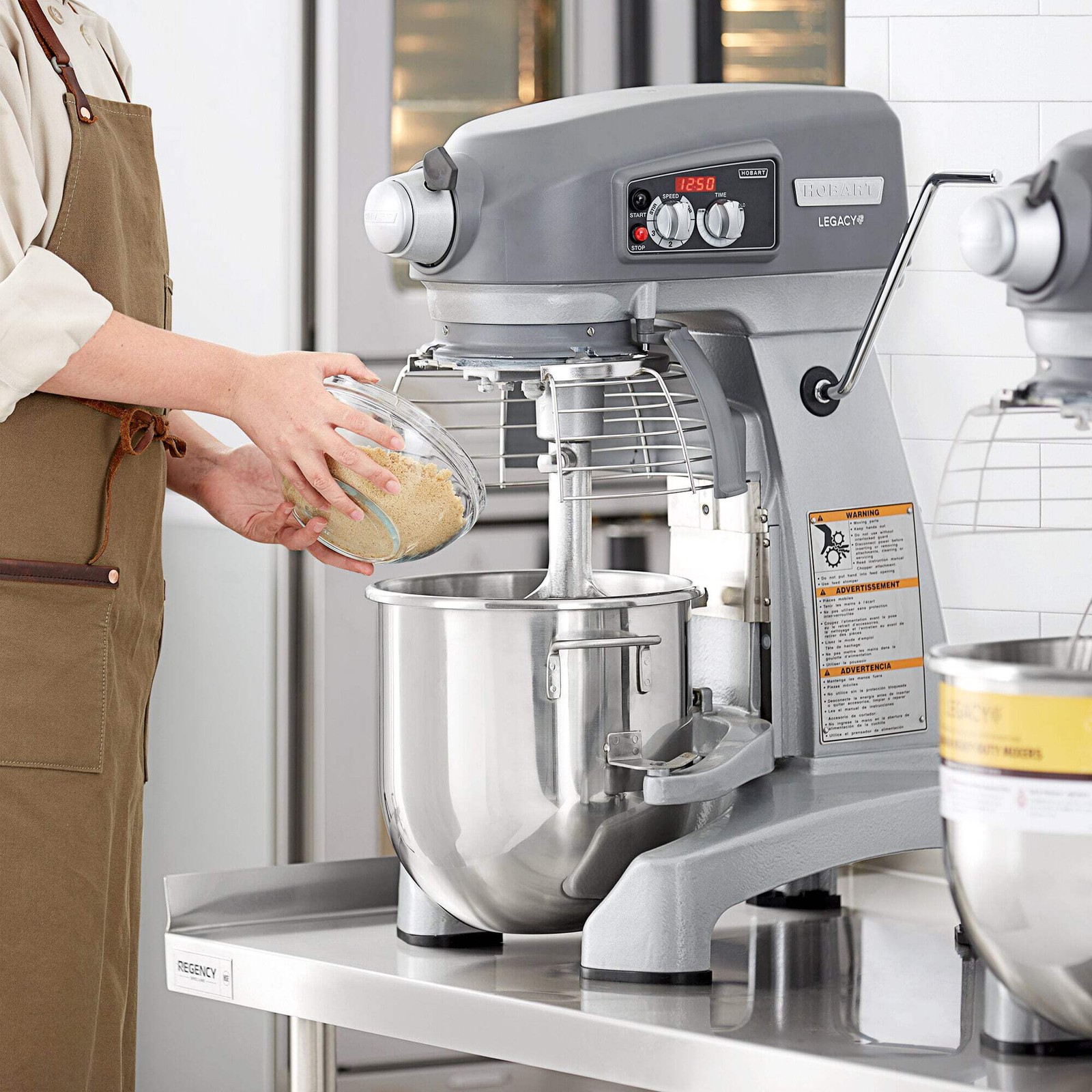 Hobart 12 Qt. Planetary Stand Mixer with Guard & Standard Accessories, 120V