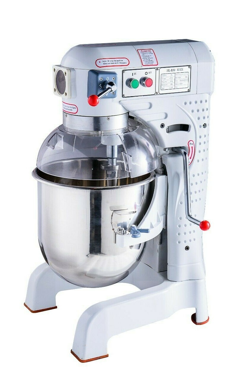 25L 1100W NSF Commercial Dough Food Mixer 3 Speed for Pizza Bakery & Restaurant