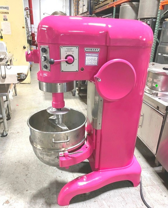 Mixers/ Hobart H-600 / 60 Qt Mixer / 1 HP Motor w/ Attachments/ 208V-3PH, Pink