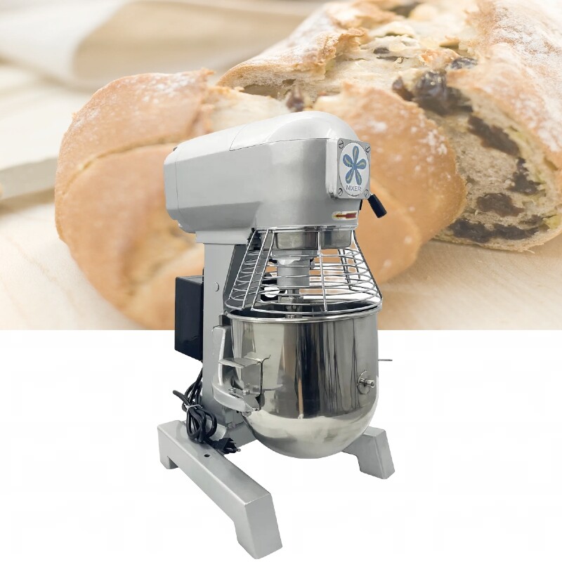 110V Commercial Dough Mixer Flour Mixing Machine 3 Types of Stirrers 2.2 Gal 10L