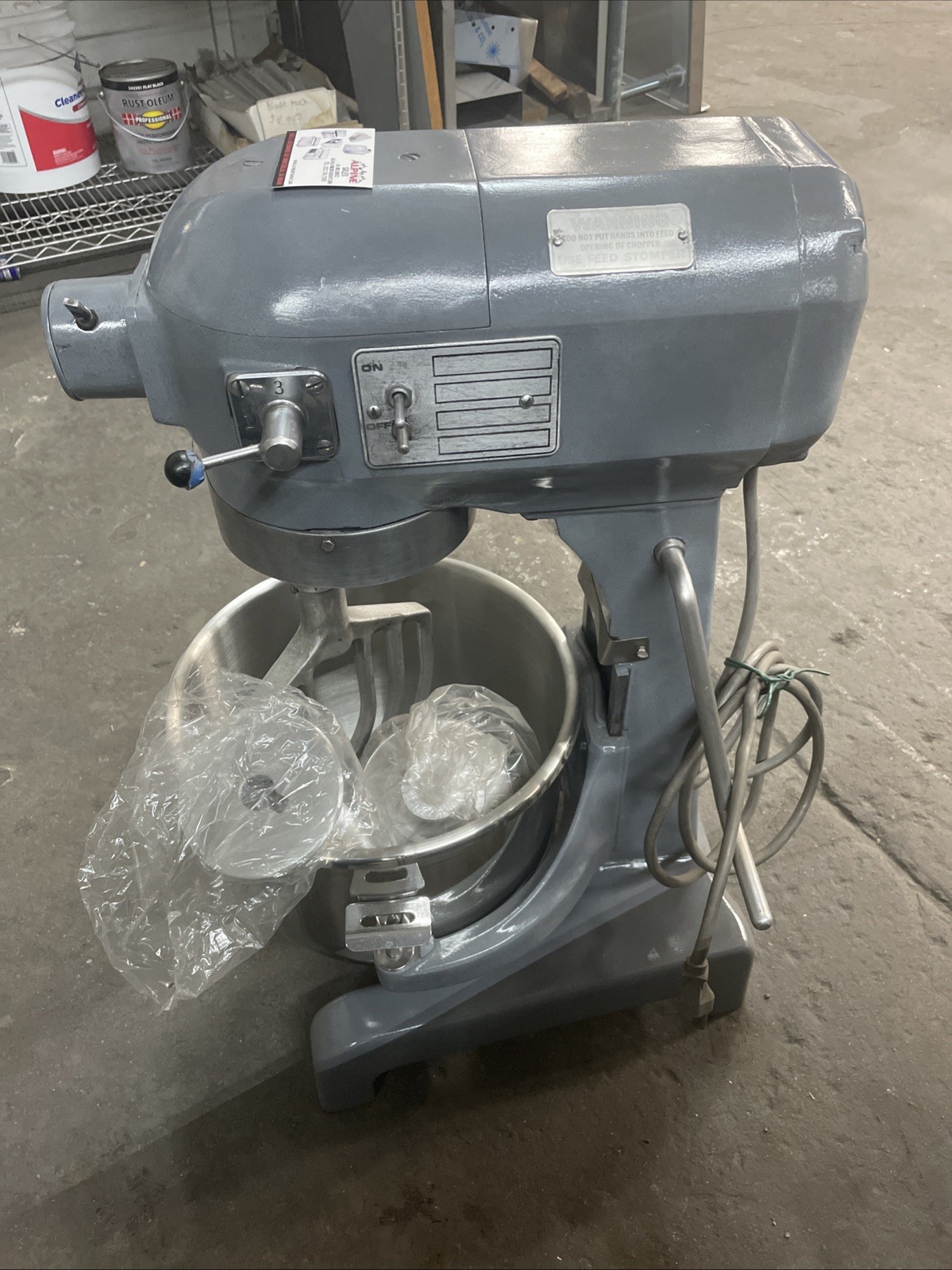 Hobart A-200 20 Qt Dough Mixer Refurbished With Guard Bowl 3 Attachments