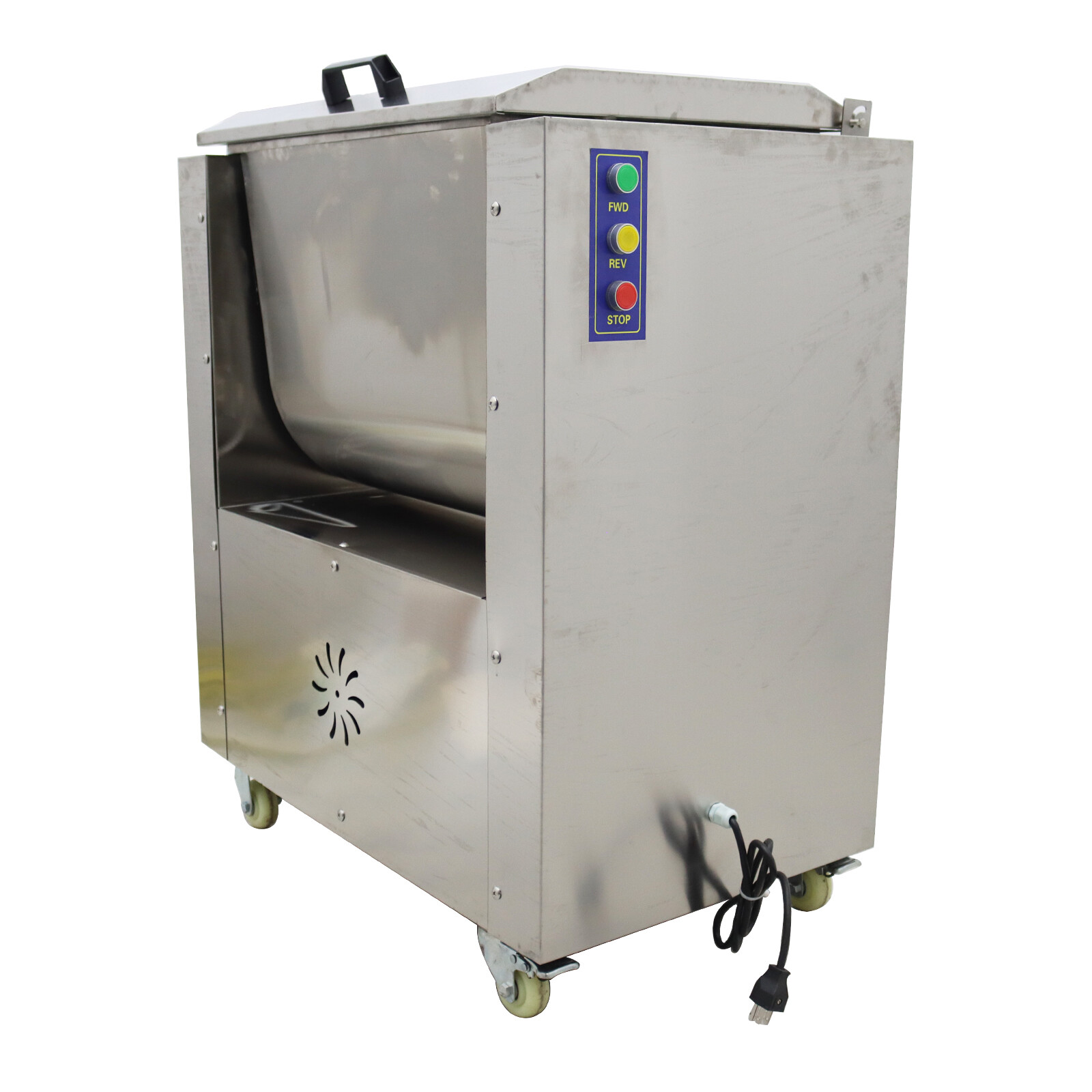Commercial Stuffing Mixer Machine Electric blende Tipping Hopper 60L 15.8gal