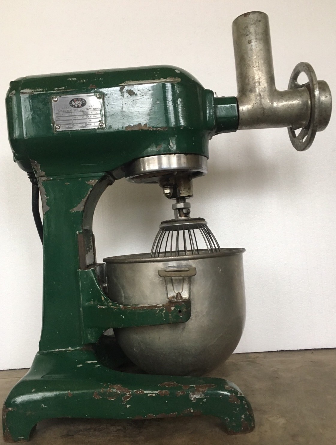 Hobart A120 Mixer 3 With Meat Grinder & Multiple Accessories