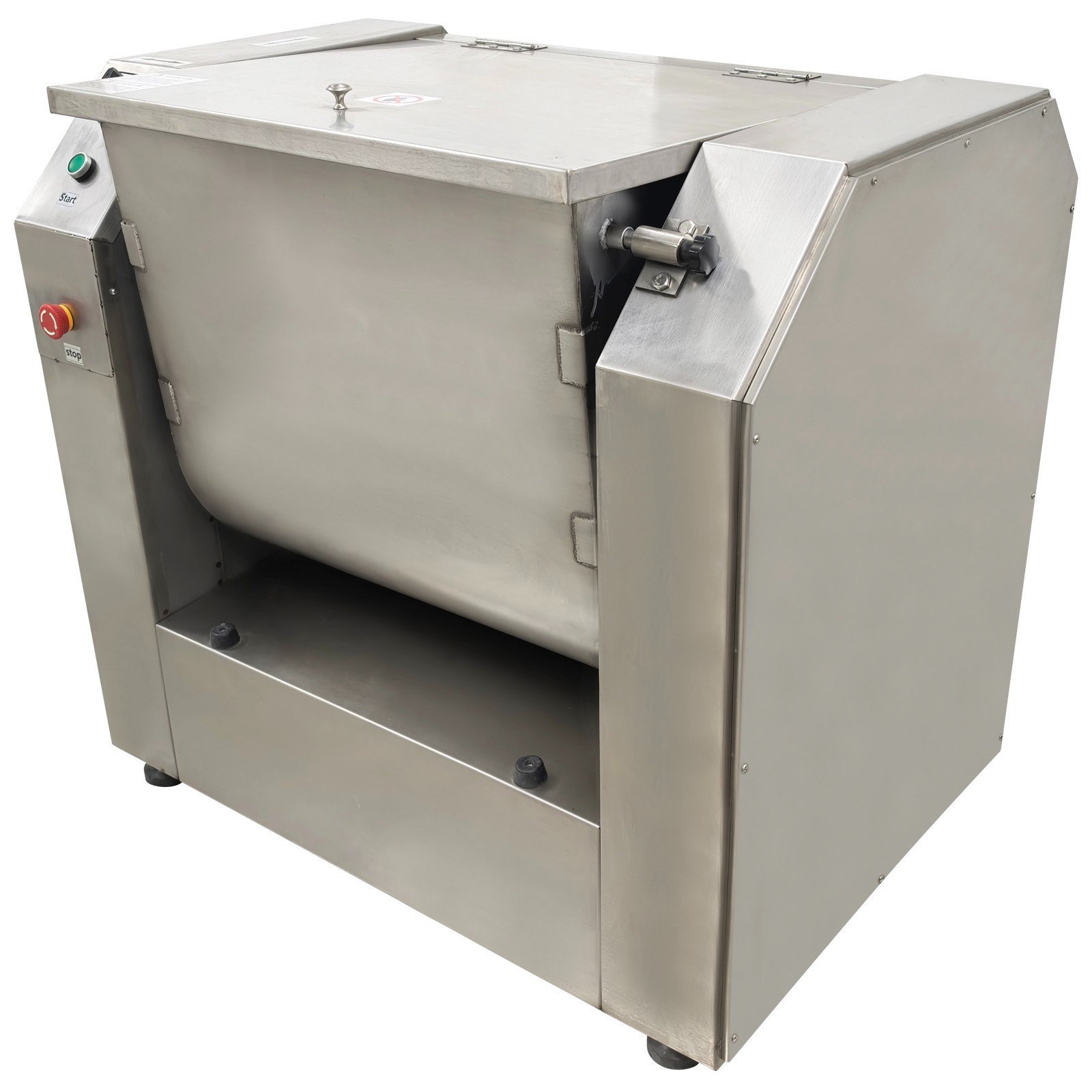 Dough Mixer Machine Lid Opening Emergency Stop Function Without Plug 220V 75KG