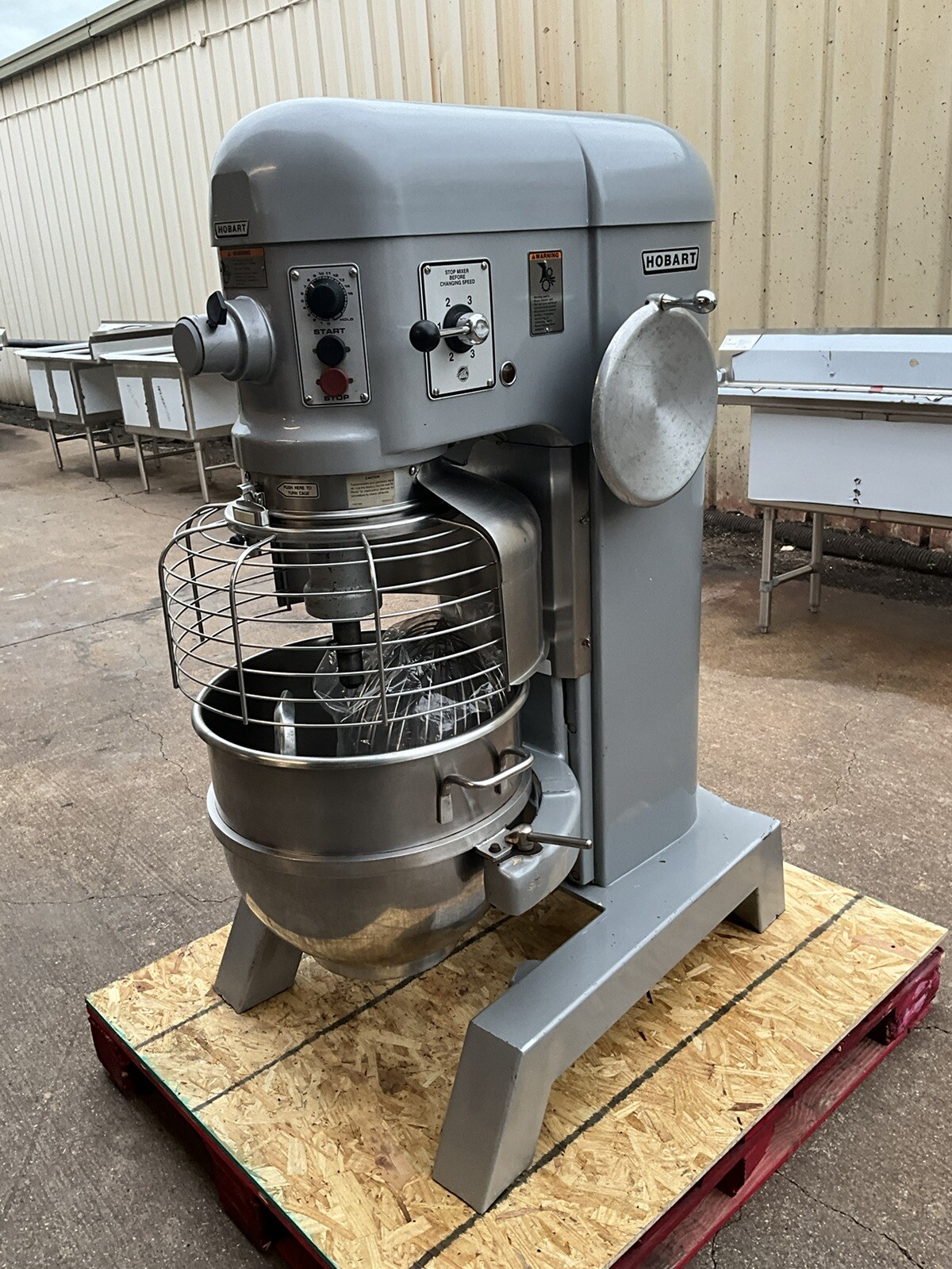 Hobart 60qt Dough mixer H600T Pizza Bakery Donut Pastry Shop bowl guard Hook A+