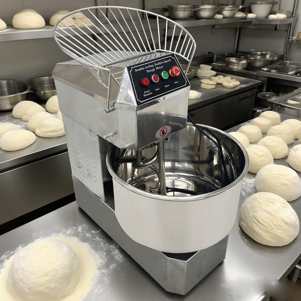 Commercial Dough Mixer Machine 50L Food Mixer Stainless Steel Stand Mixer Dual R