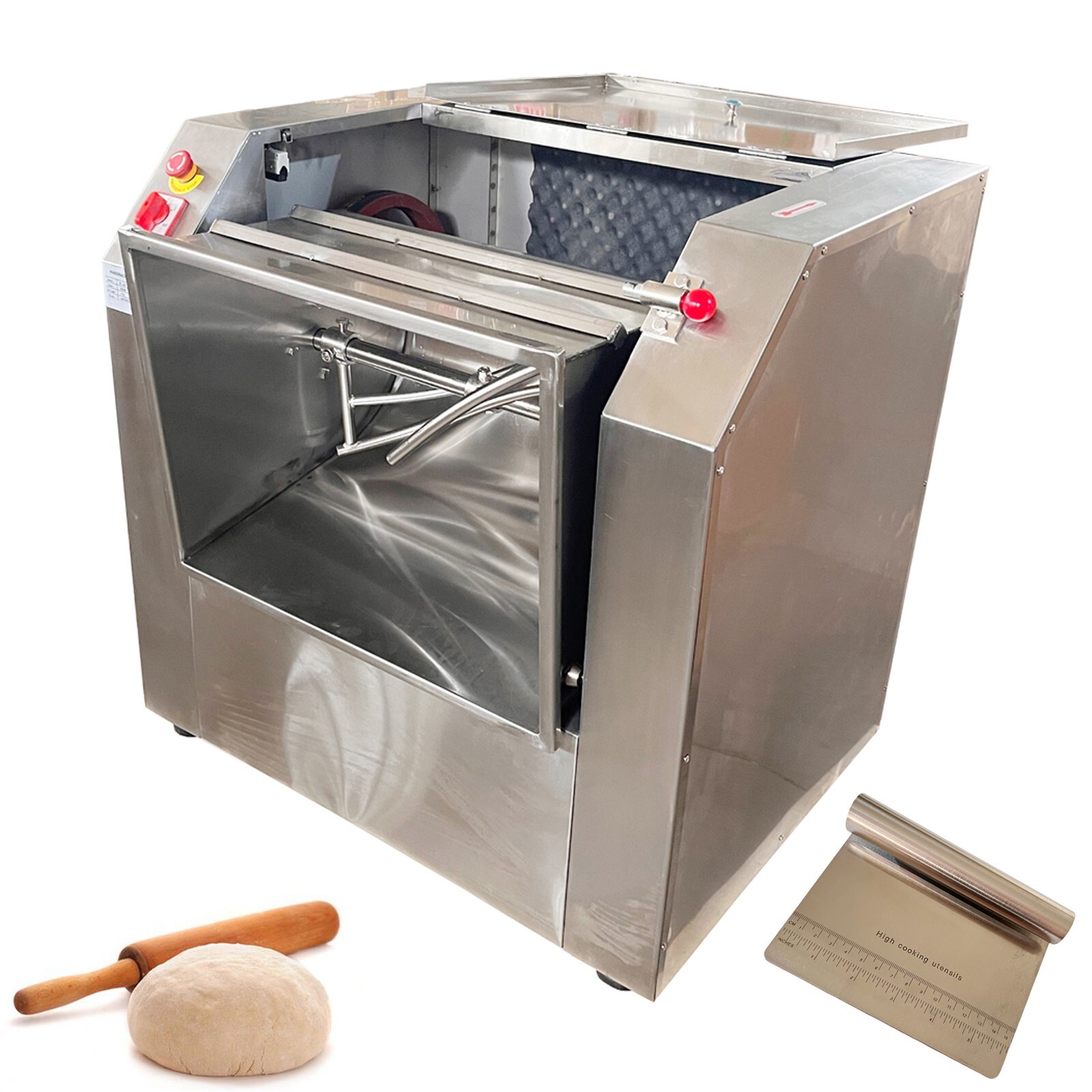Commercial Dough Mixer Machine 50kg Capacity Dough Kneading Machine Flour Mixer