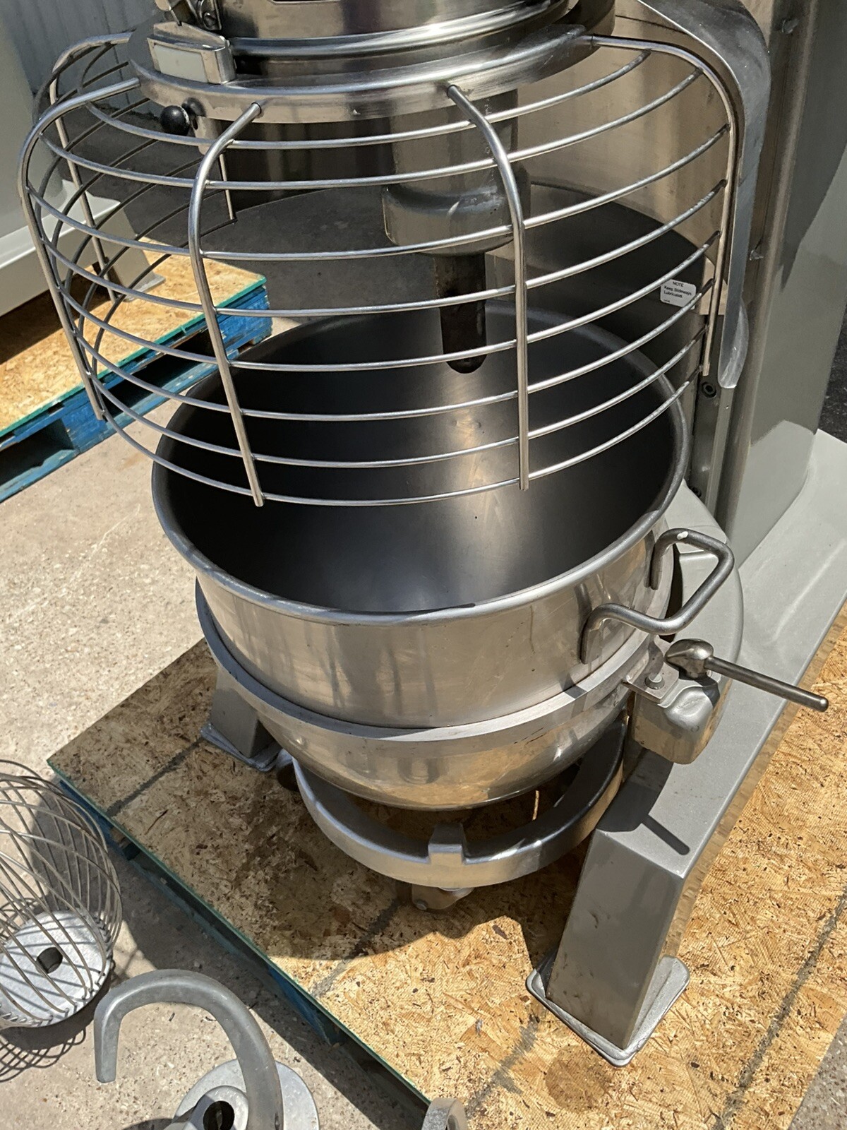 Hobart 60qt Dough mixer H600T Pizza Bakery Donut Pastry Shop bowl guard Hook 5