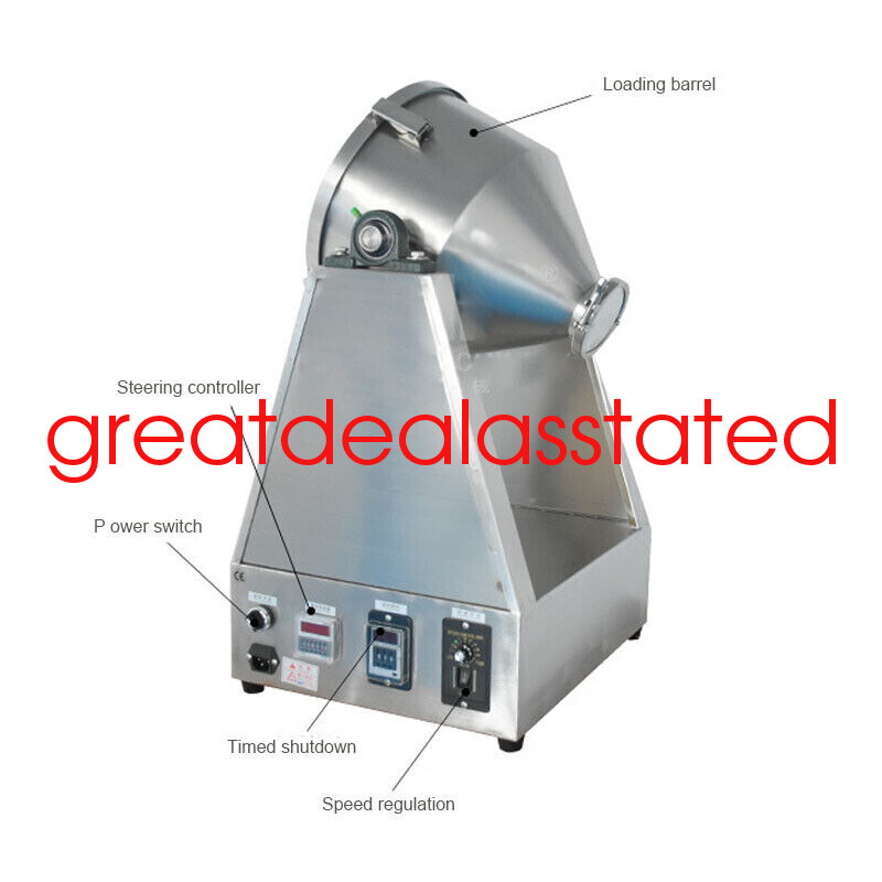 10L Electric Powder Blender Dry Powder Mixer Automatic Flour Mixing Machine 110v