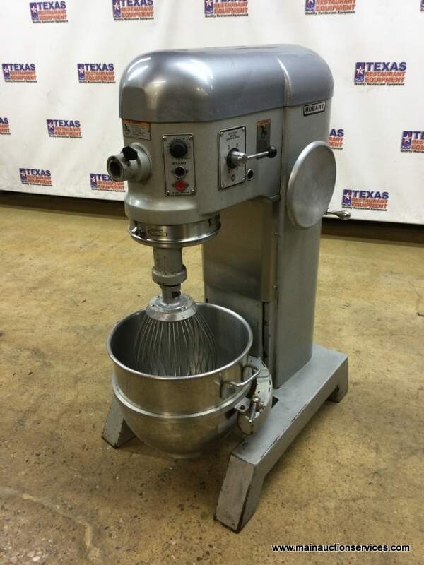 Hobart H-600T, 60 Qts Dough Mixer With Bowl & 1 Attachment