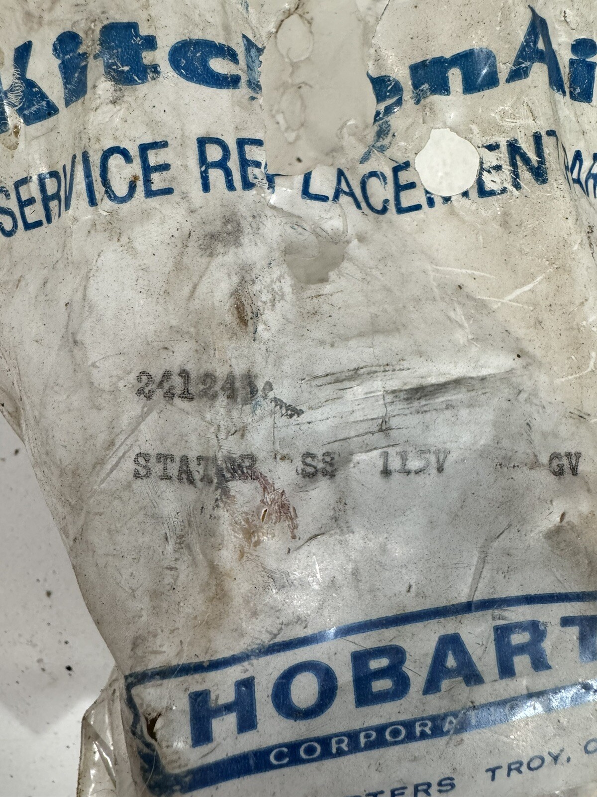 KITCHEN AID/HOBART 278158-c STATOR ASSEMBLY FOR STAND MIXER 241243 BH