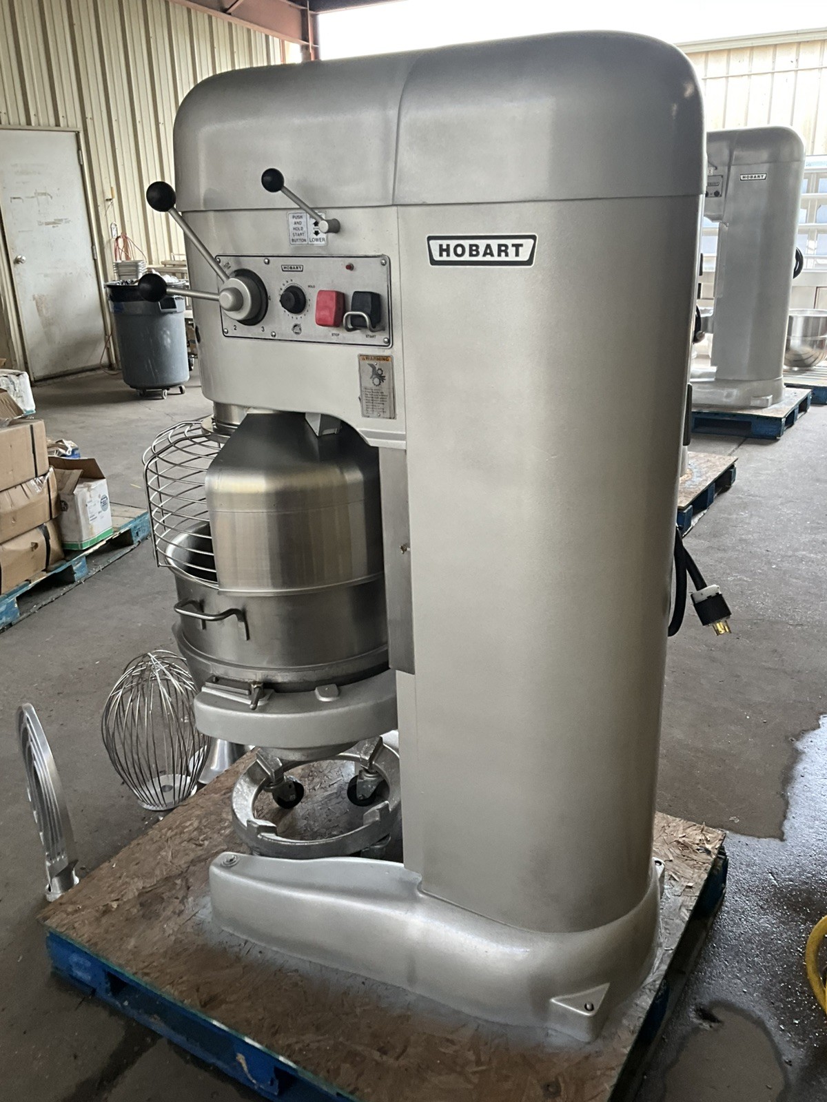 Hobart 80qt Dough mixer M802 Pizza Bakery Planetary Floor Mixer Bowl Paddle hook