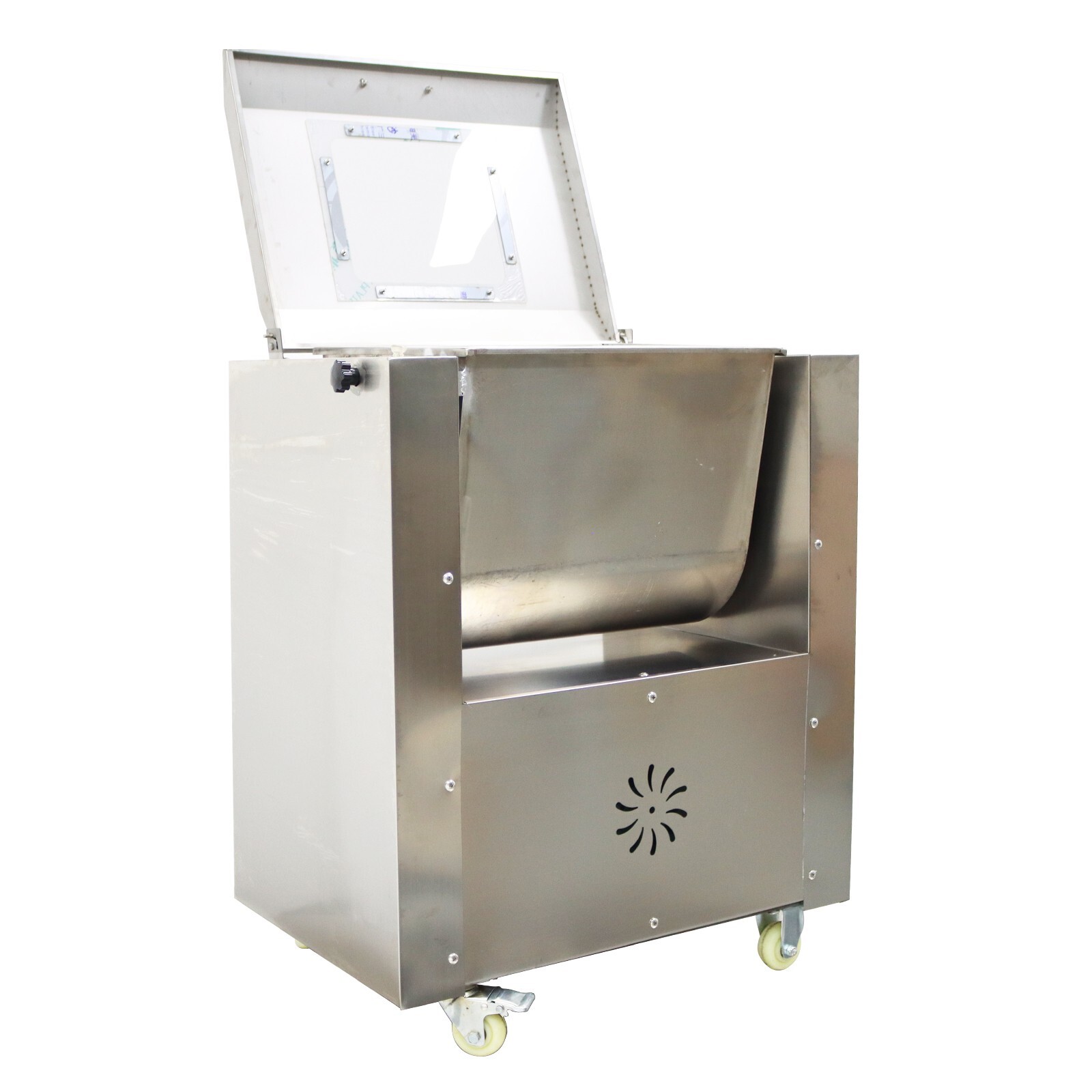 70RPM 50LCapacity Electric Meat Vegetable Mixer BlenderTilt Tank Stainless Steel