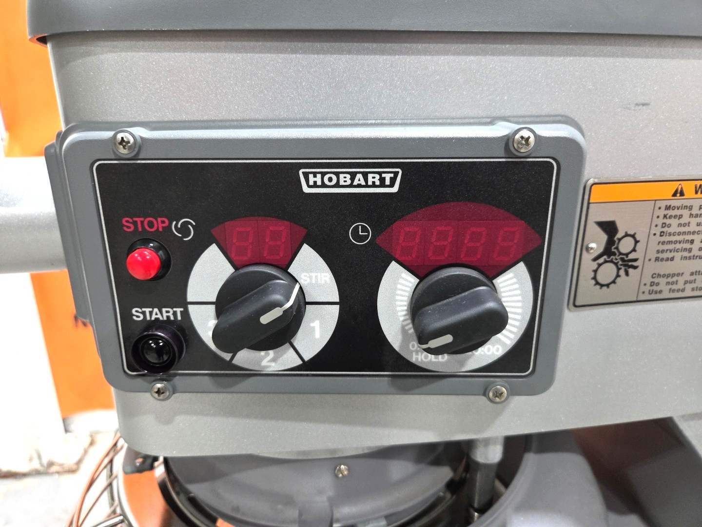NEW HOBART 40QT Mixer HL400 W/ Hook, Whip, Paddle, Bowl – 3PH/1.5HP – Watch VID!