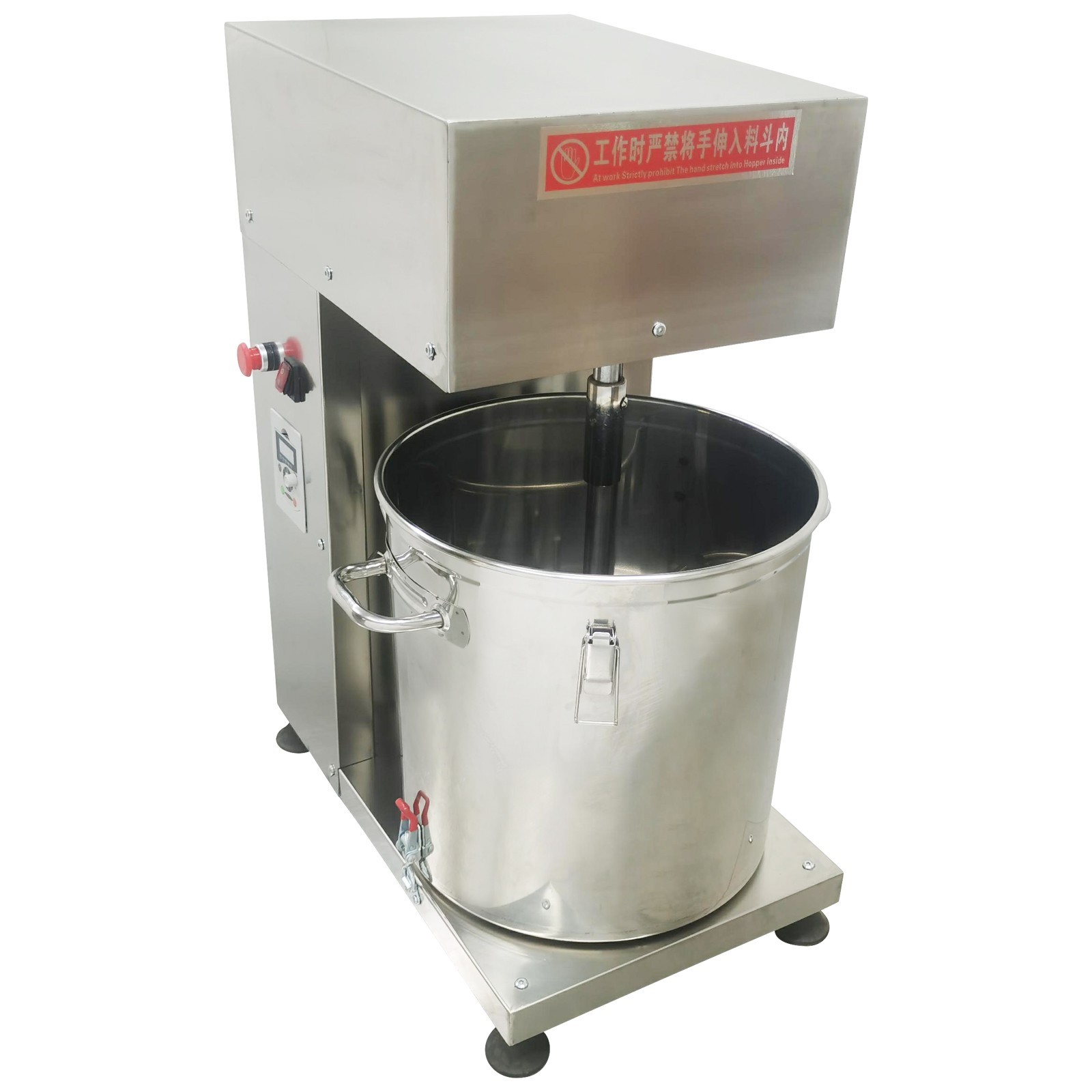 220V 43L Commercial Electric Stuffing Mixer for Meat Vegetable Stuffing, Sauce