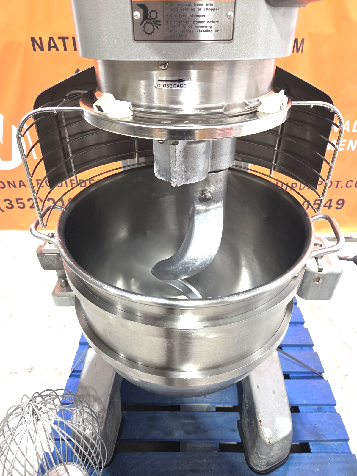 2016 HOBART HL600 Legacy 60QT Mixer W/ Bowl, Hook, Whip, 2.7HP – 1 Or 3PH