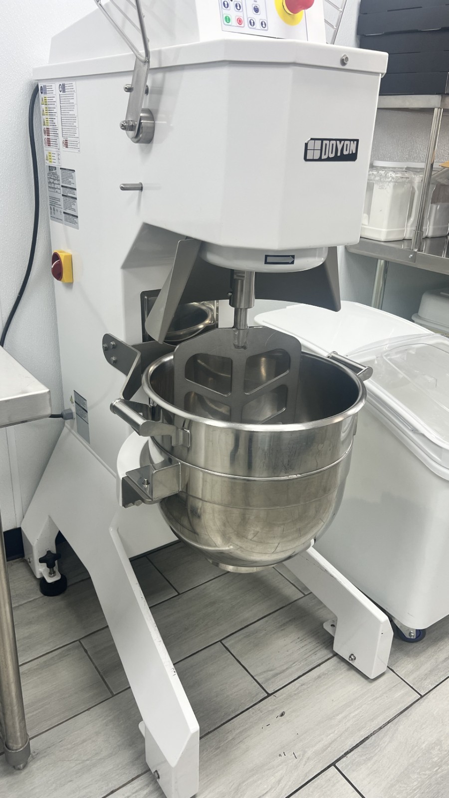 Doyon BTF040 Floor Model 40 qt Planetary Mixer, 20-Speed, 3 hp
