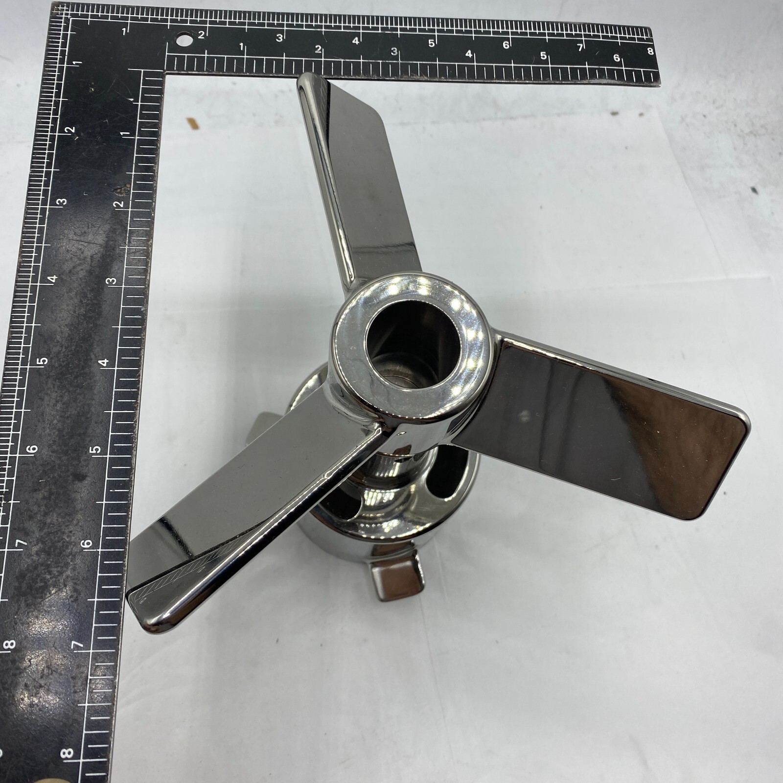 3-BLADE MAGNETIC BASE AGITATOR, AXIAL MIXER PROPELLER/IMPELLER STAINLESS STEEL🎯