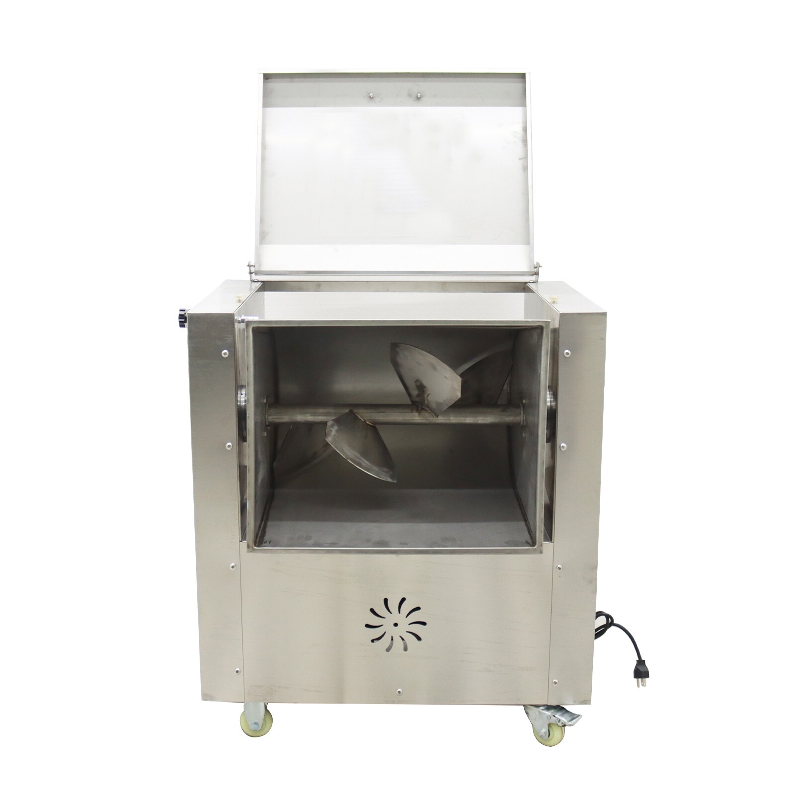 110V Electric Commercial Meat Vegetable Mixer Stuffing Mixer Tilt Tank 15.8Gal