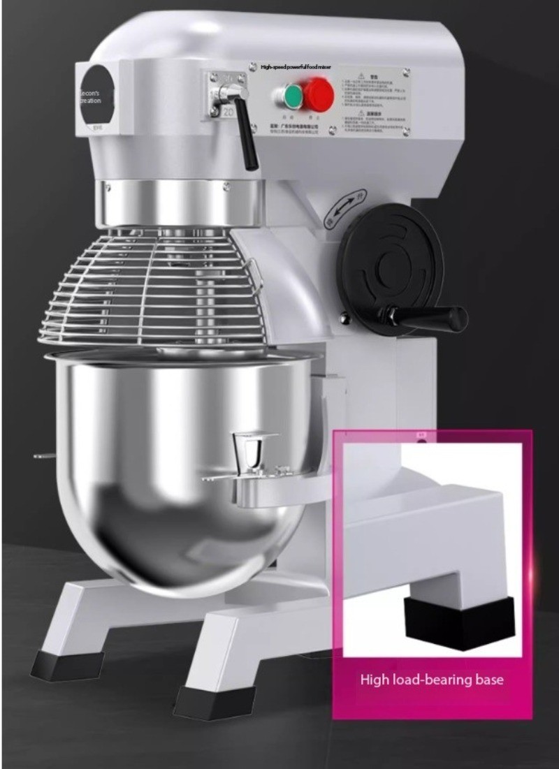 Home Desktop Mixer 10-liter Commercial Food Mixer Dough Mixer Egg Beater 220V