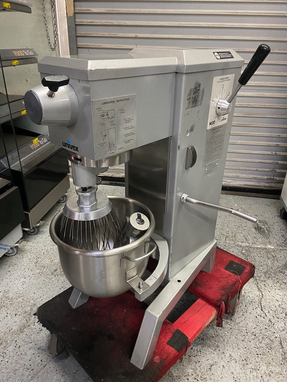 20 Quart Mixer Univex M20 3 NEW Attachments 120V Bakery Dough Pizza NSF Qt #8702
