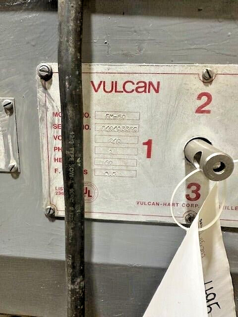 “VULCAN FM-60” HD COMMERCIAL 60 QUART 4 SPEED MIXER WITH BOWL AND J HOOK AUTOMIX