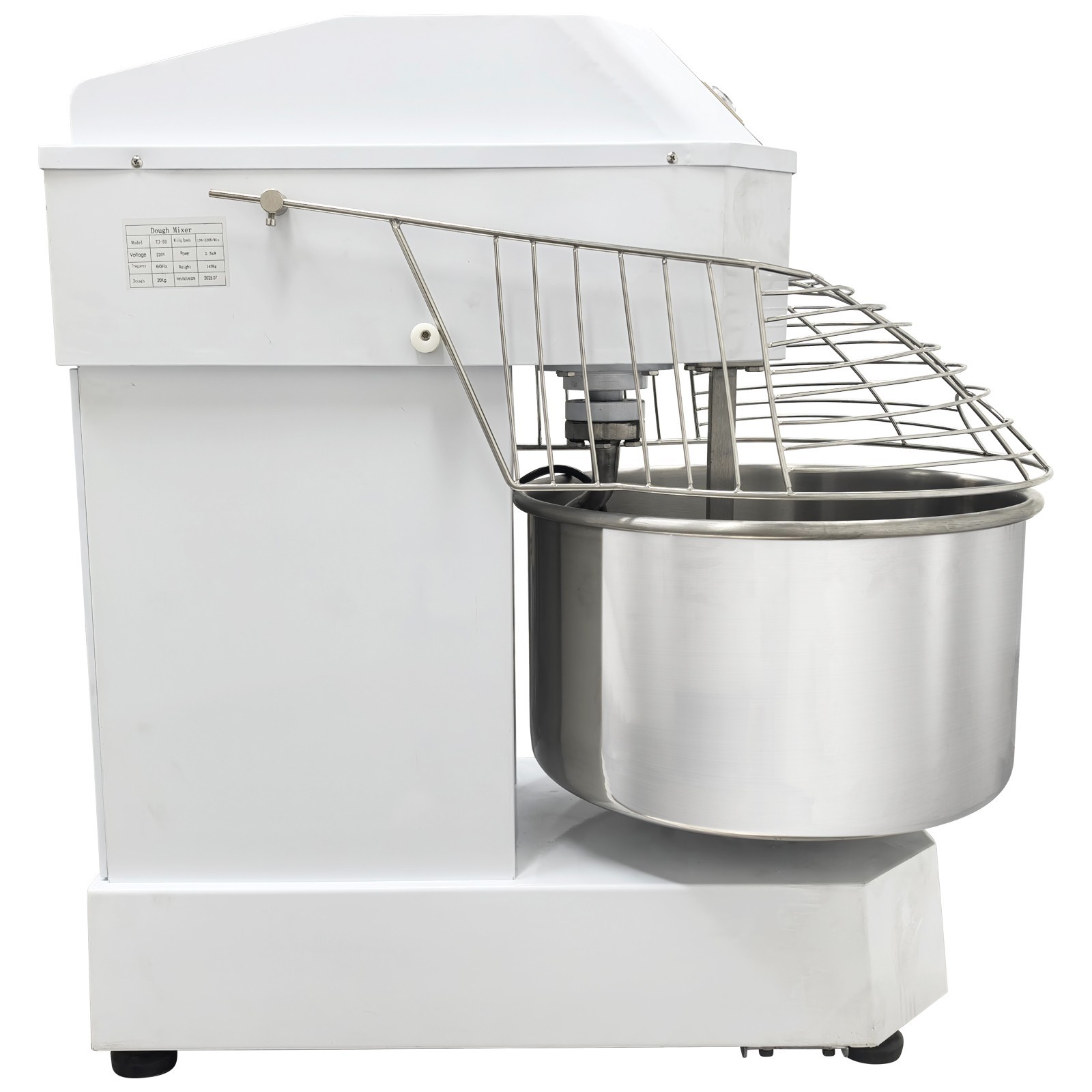 220V 50L Dual Speed Dual Action Dough Mixers for Bread Pizza Variable Frequency